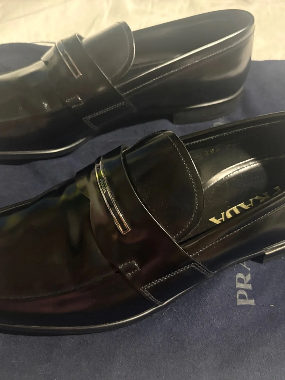 Prada shiny black